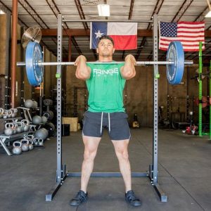 The 15 Kg Shorty Barbell by Fringe Sport - Specialty for compact spaces. Great for any small garage gyms or boxes, competitions, traveling, junior athletes, or general use for Olympic, Power, and WOD lifts.