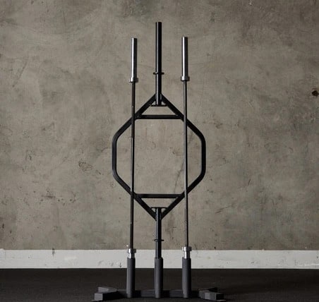 American Barbell 6 Bar Vertical Storage full view-crop