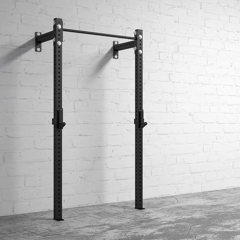 American Barbell Garage Gym Rack mounted on the wall