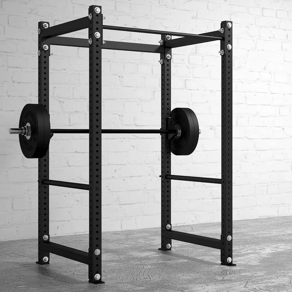 American Barbell Rack 48 with a barbell