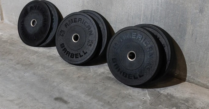 American Barbell Textured Sport Bumper Plate Sets-Blemished main