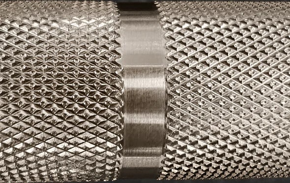 American Barbell The Chewy Bar knurling