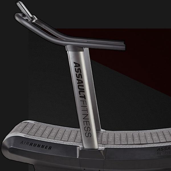 Side view of the Assault AirRunner Treadmill is an excellent version of the motorless treadmill. It can burn up to 30% more calories compared to a traditional motorized treadmill.