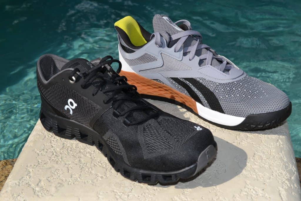 Cloud X Versus Reebok Nano X - Training Shoes - side by side