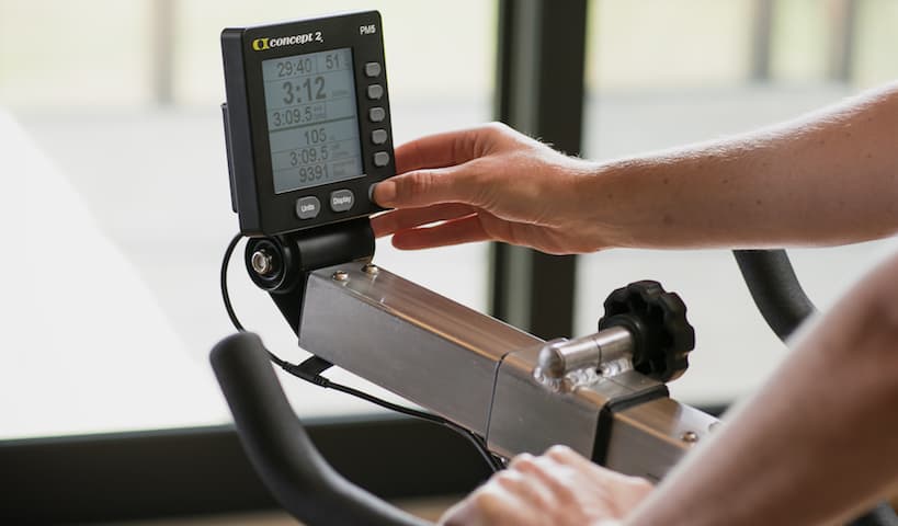 Concept2 BikeErg performance monitor