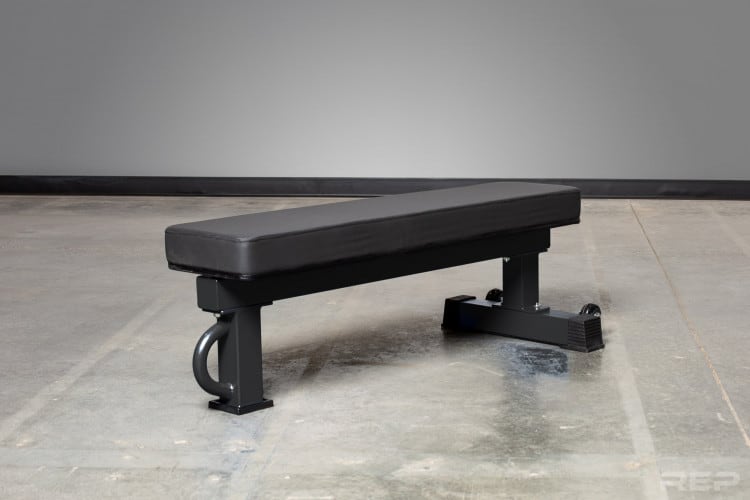 FB-5000 Wide Pad Bench - from Rep Fitness - In Black