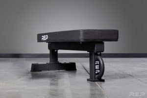 FB-5000 Wide Pad Bench - from Rep Fitness - Floor Level View