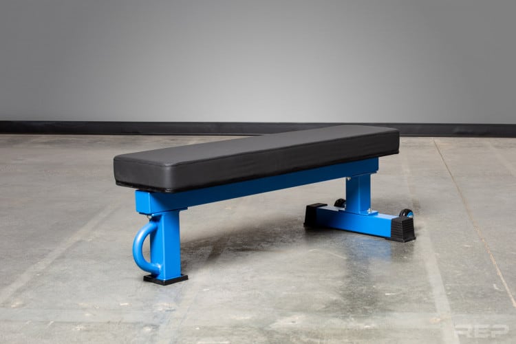 FB-5000 Wide Pad Bench - from Rep Fitness - In Blue