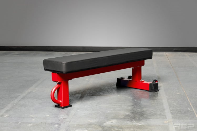 FB-5000 Wide Pad Bench - from Rep Fitness - In Red