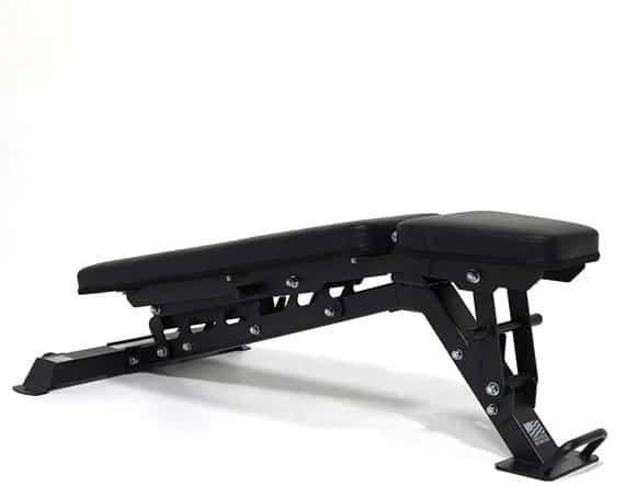 Force USA Commercial FID Bench front view reclined-crop