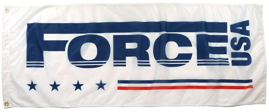 Force USA Flags white