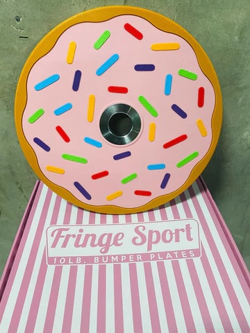 Fringe Sport 10lb Donut Bumper Plate front 2