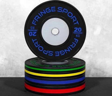 Fringe Sport Black Training Competition Plates - Kilos 20kg
