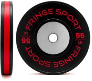 Fringe Sport Black Training Competition Plates - Pounds 55lb