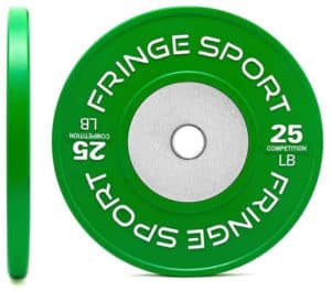 Fringe Sport Color Competition Bumper Plates - Pounds green