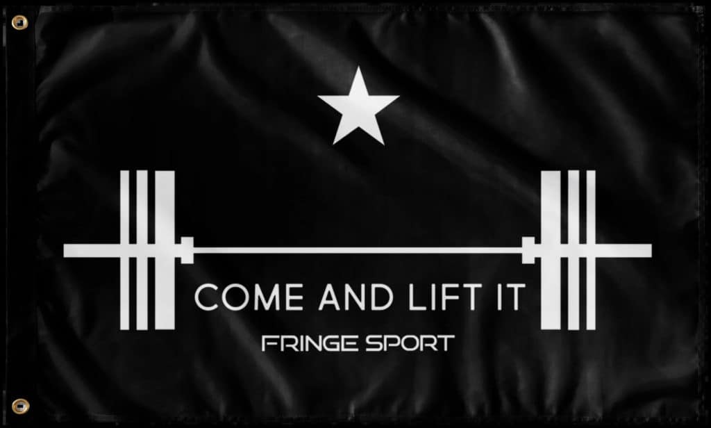 Fringe Sport Come and Lift It Indoor Flag main