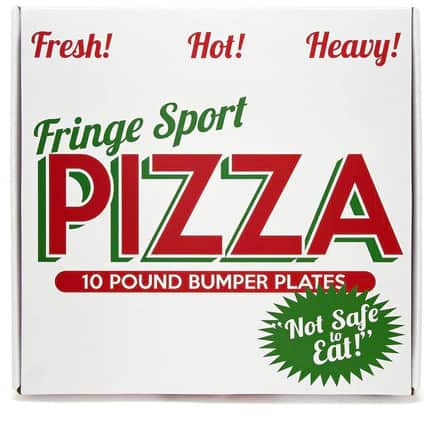 Fringe Sport Pizza Bumper Plates packaging