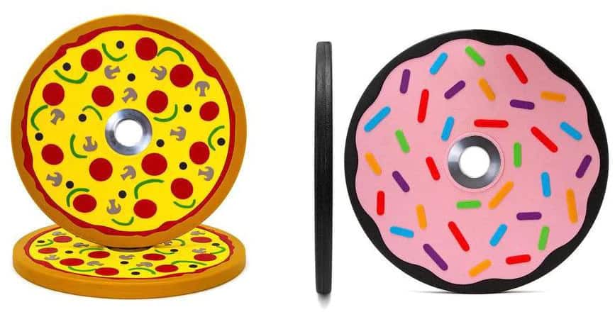 Fringe Sport Pizza & Donut Bumper Set (10lb Pair) main