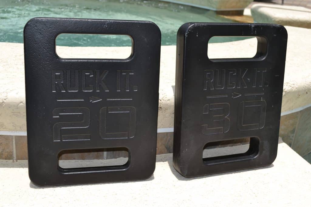 GORUCK Ruck Plates - a 20 Lb Plate and 30 Lb Plate side by side