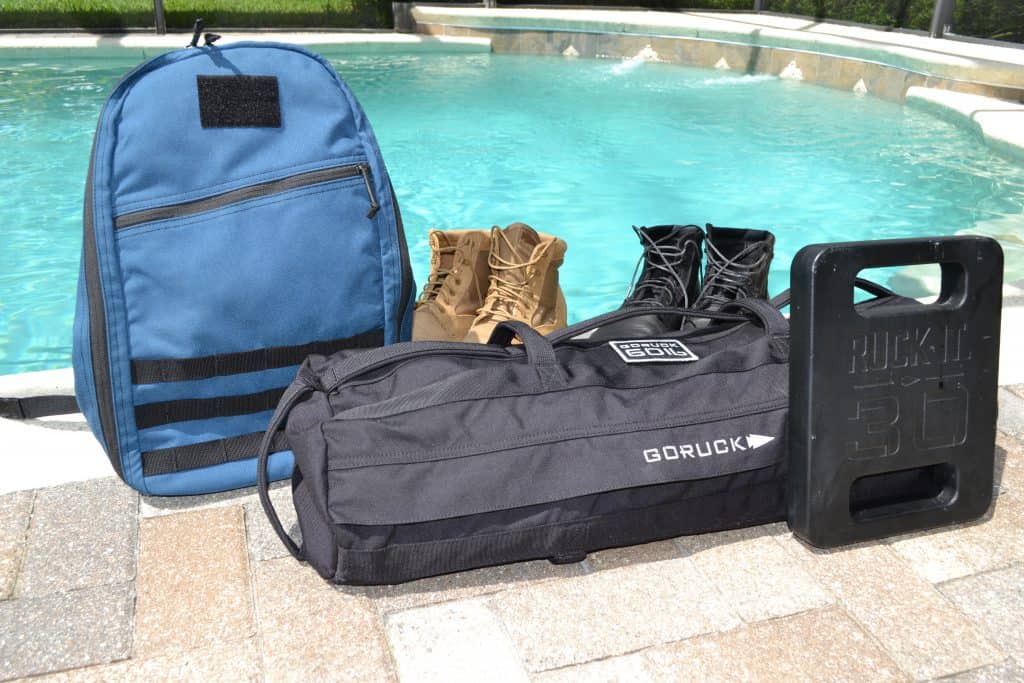 GORUCK Sandbag and gear