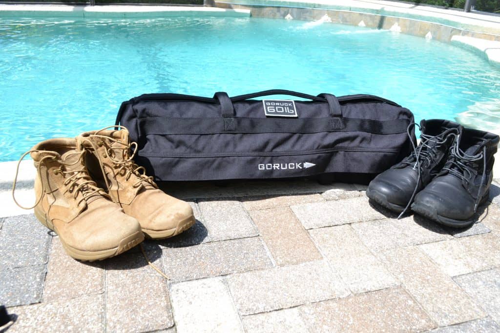 GORUCK Sandbag with MACV-1 boots