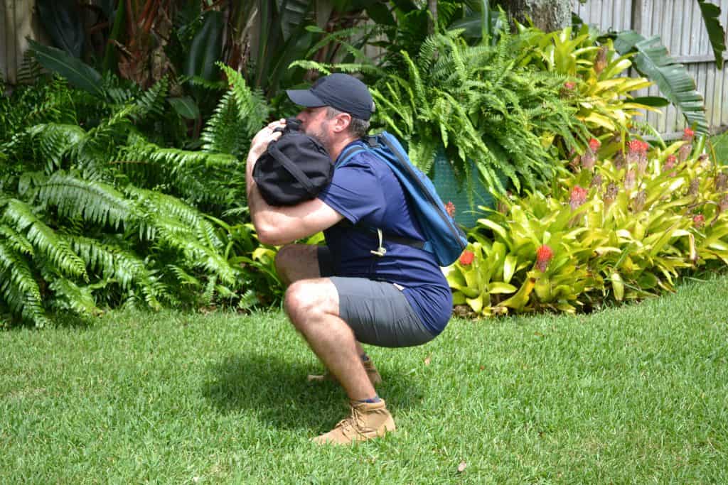 Sandbag Front Squat