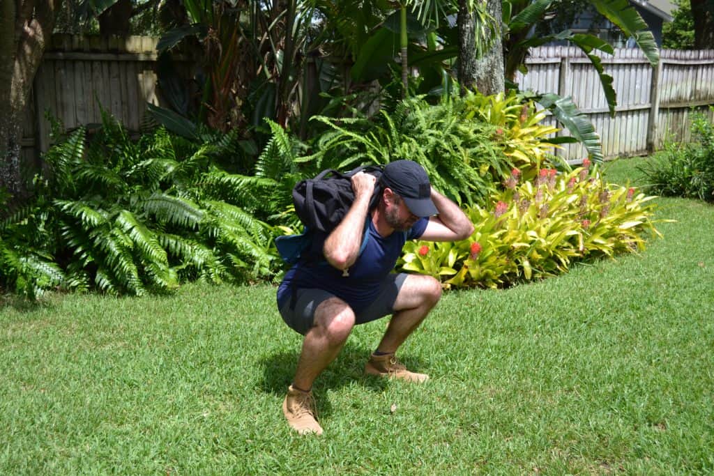 Sandbag Back Squat