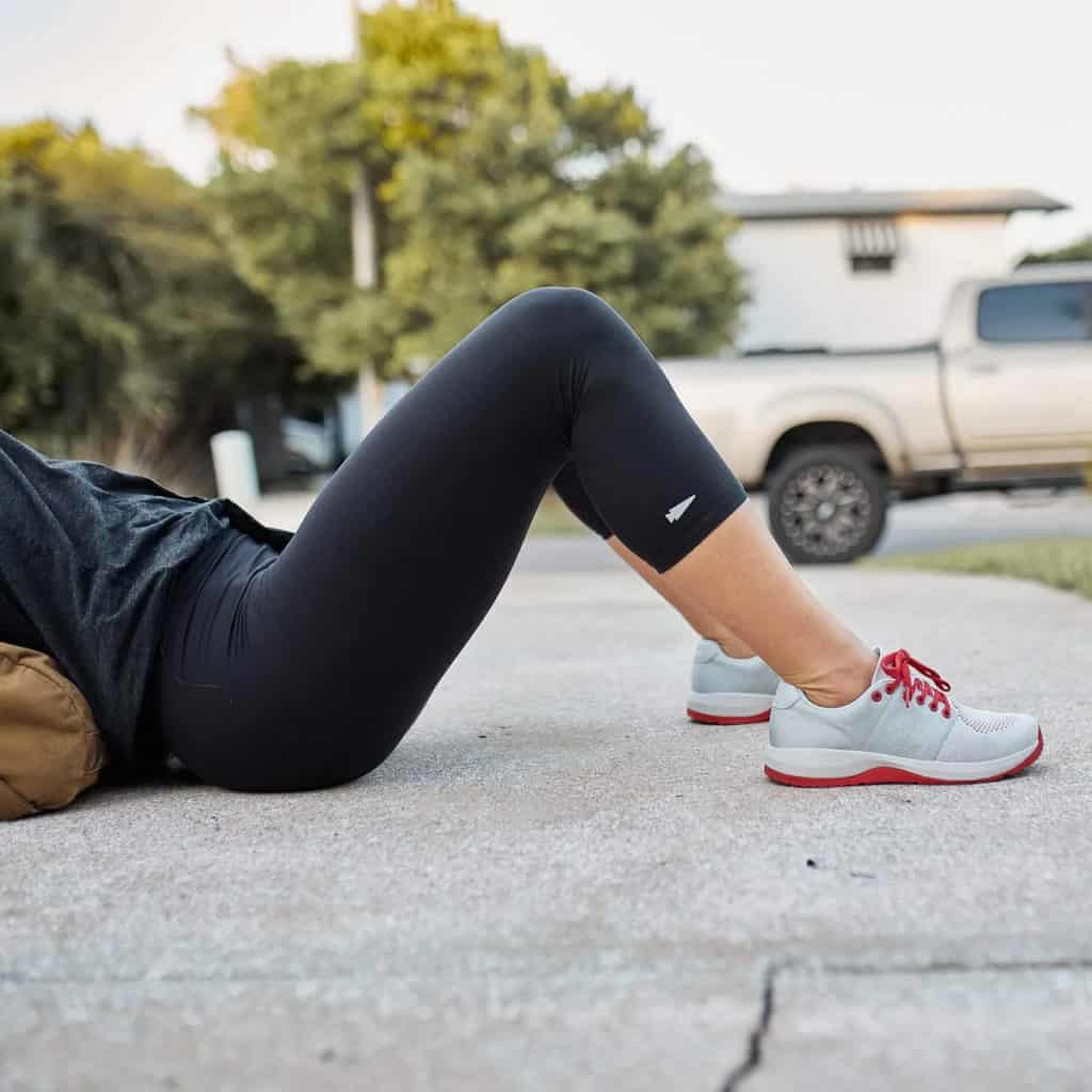 GORUCK Ballistic Trainer Lunar Rock worn by an athlete 2