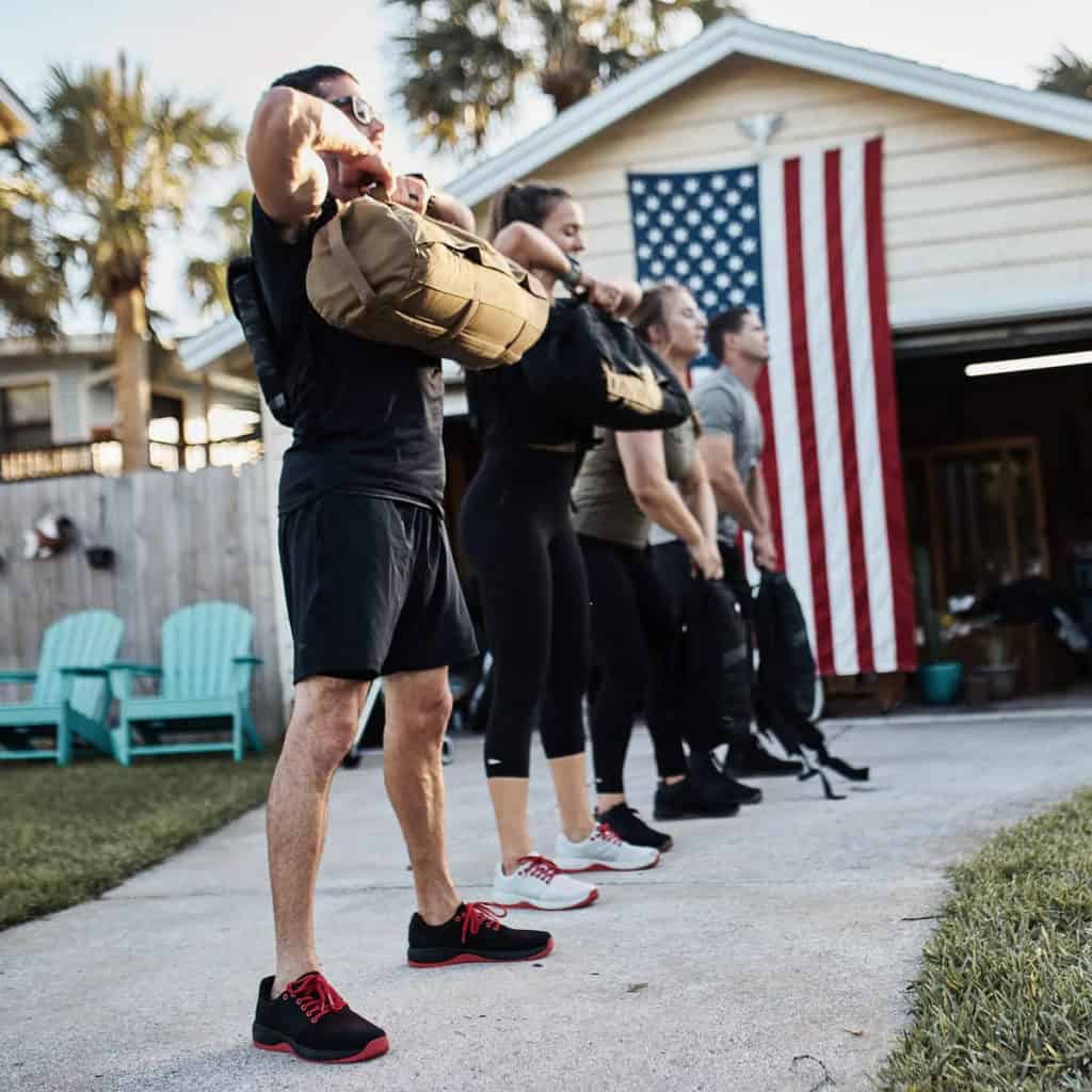 GORUCK Ballistic Trainer worn by athletes