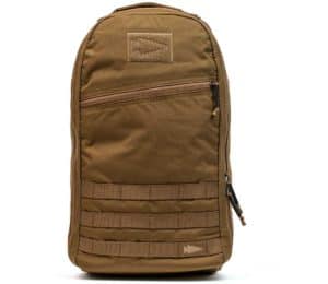 GORUCK Bullet Ruck - Laptop Compartment coyote brown front