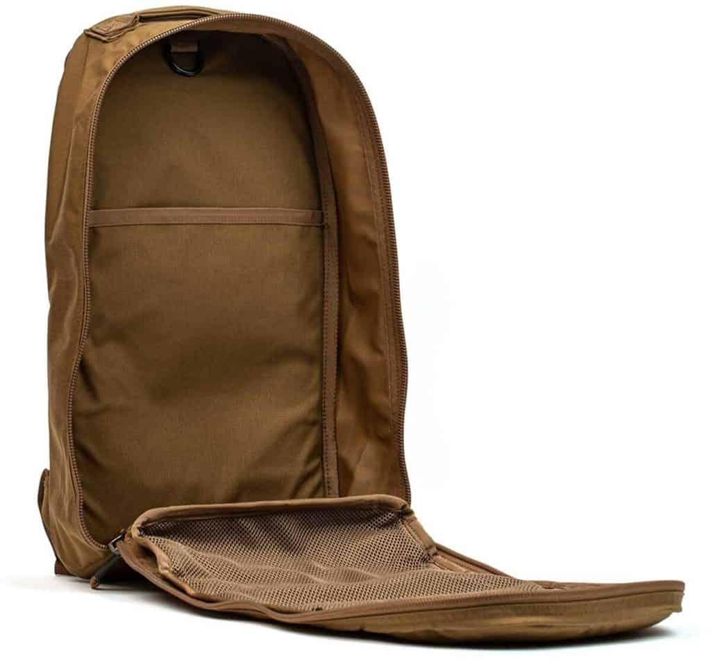 GORUCK Bullet Ruck - Laptop Compartment coyote brown internal