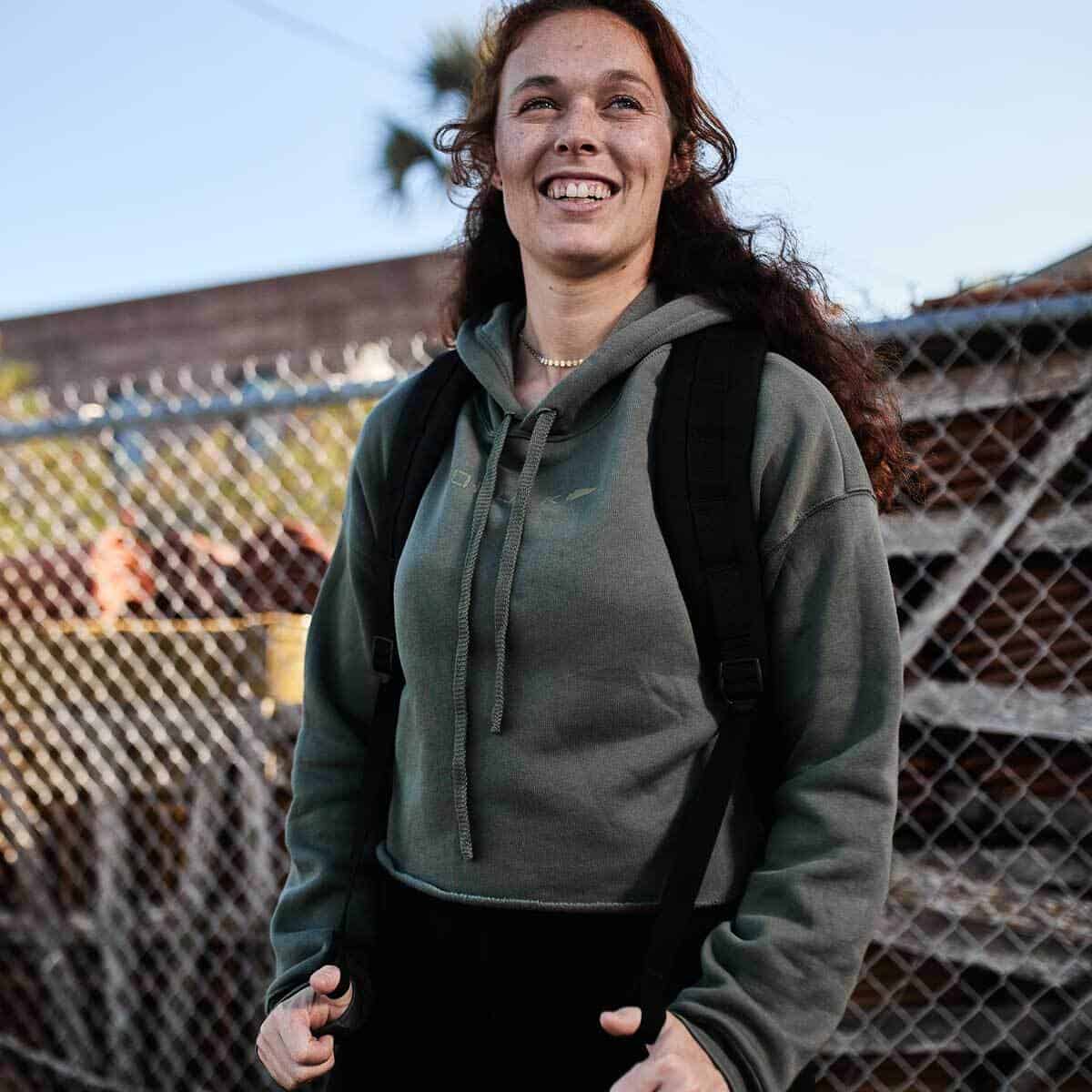 GORUCK Cropped Hoodie (Women’s) worn