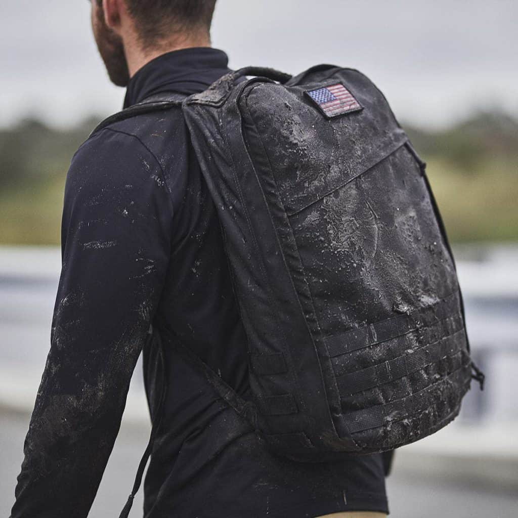 GORUCK GR1 26L worn by an athlete