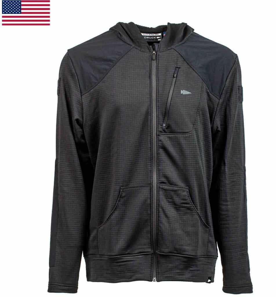 GORUCK Indestructible Grid Fleece Full Zip full front