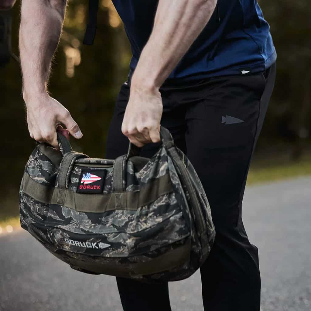GORUCK Indestructible Performance Joggers worn by an athlete 2