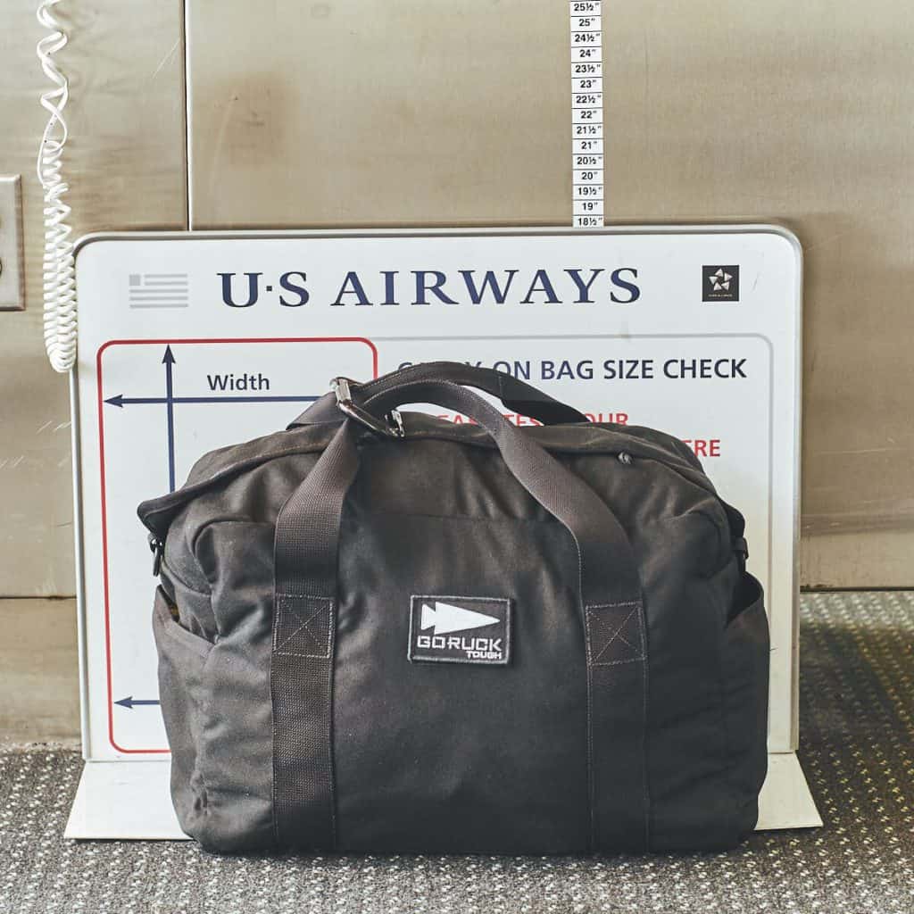 GORUCK Kit Bag Black carry on