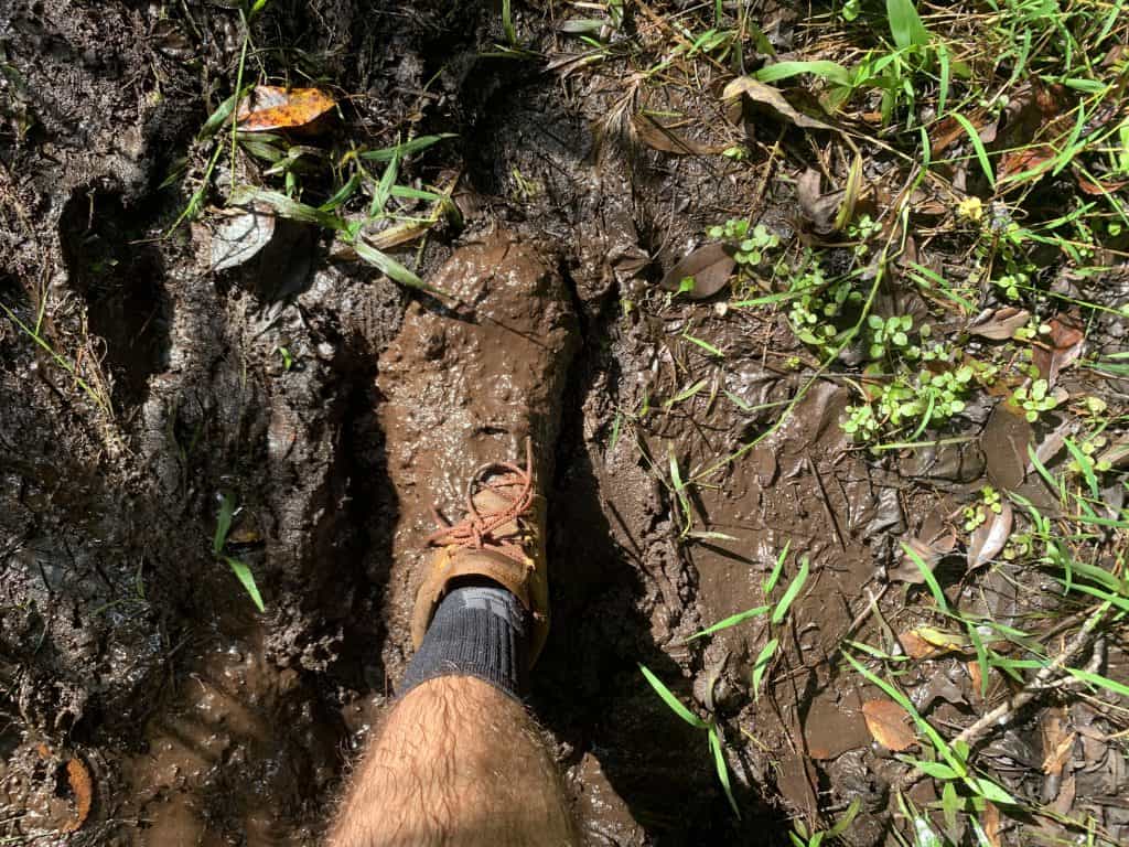 GORUCK MACV-1 Jungle Ruck Boot in the mud