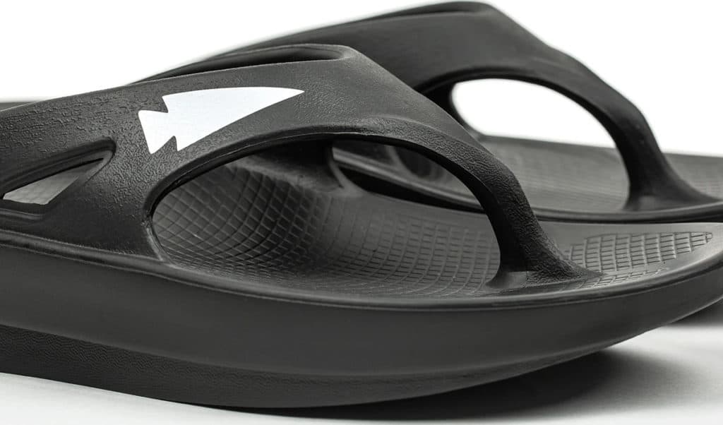 GORUCK OOFOS OOriginal Sandal quarter view closeup