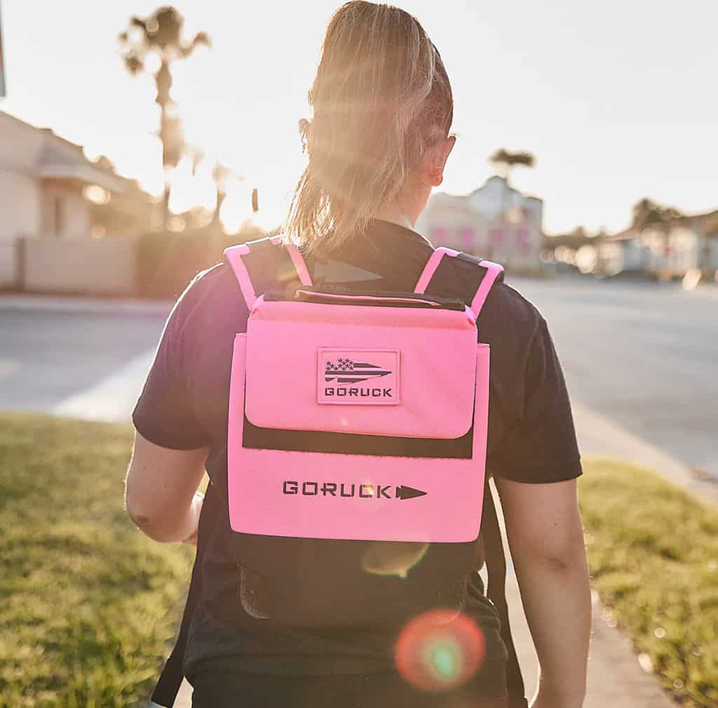 GORUCK Ruck Plate Carrier 3.0 worn by an athlete