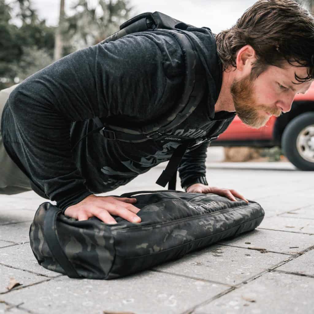 GORUCK Ruck Plate Carrier black multicam pushup