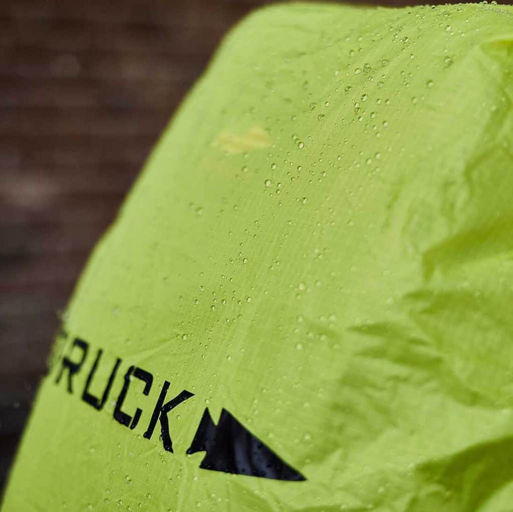 GORUCK Ruck Rain Cover lime waterproof