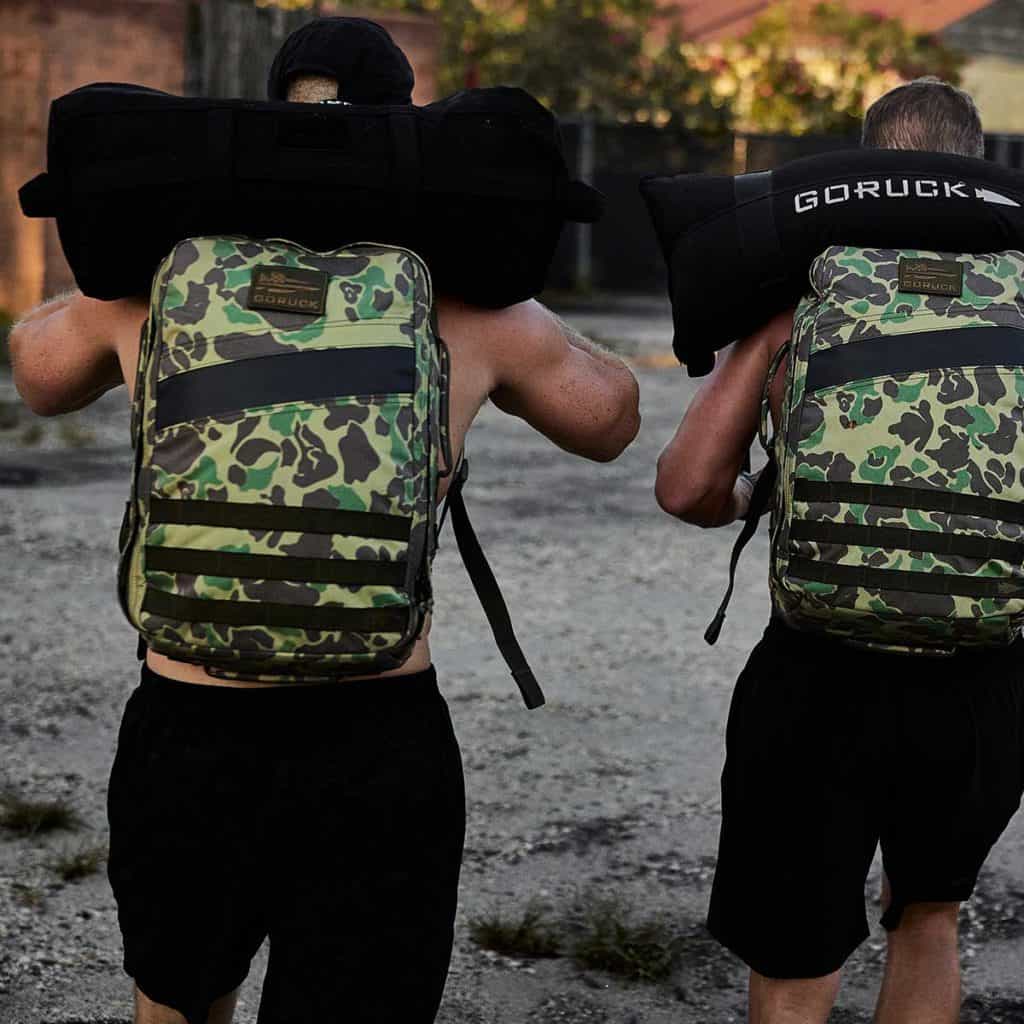 GORUCK Rucker 4.0 worn by athletes