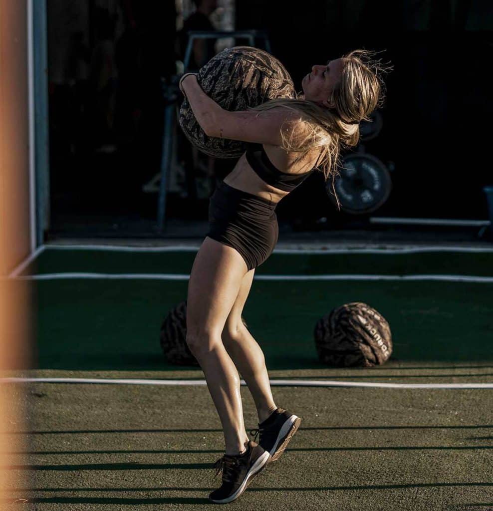 GORUCK Sand Medicine Ball with an athlete 7