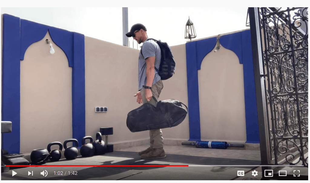 GORUCK Sandbag & Ruck Training Program Form Demo Video