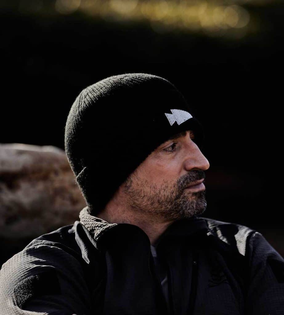 GORUCK Spearhead Beanie worn by an athlete 2