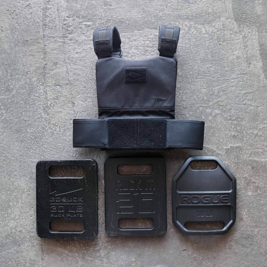 GORUCK Training Weight Vest black plates