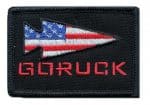 The GORUCK USA Patch - fits perfect on the velcro patch area of the GORUCK GR1 rucksack