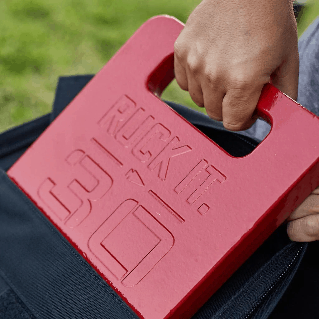 GORUCK ruck plates now available in colors - red or blue