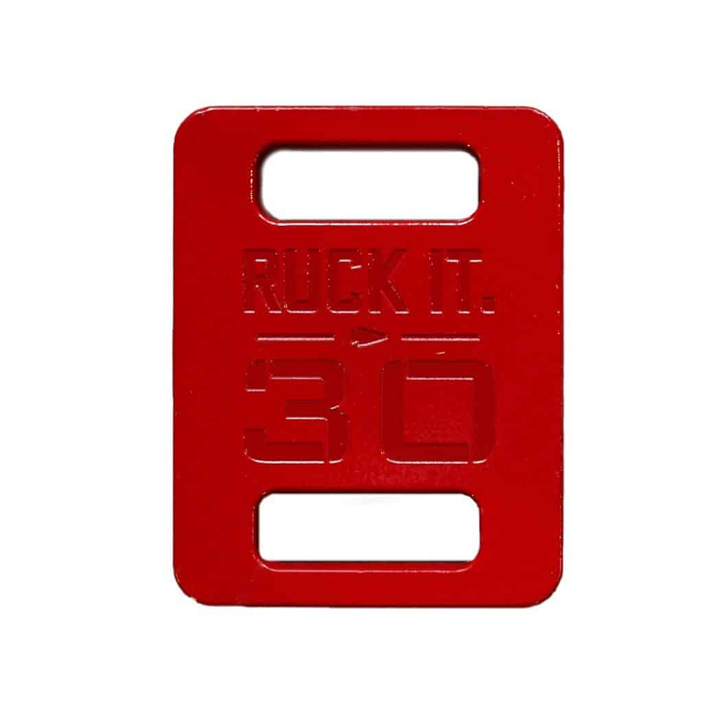 GORUCK Ruck Plate in Red Color (30 lb)