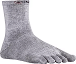 Injini Mens Toesocks - Superior moisture prevention and hot spot and blister prevention, thanks to 5 individual sleeves for each toe.